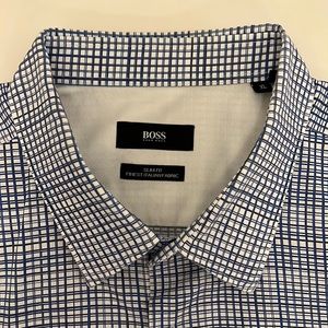 Hugo Boss men’s long sleeve button down shirt.